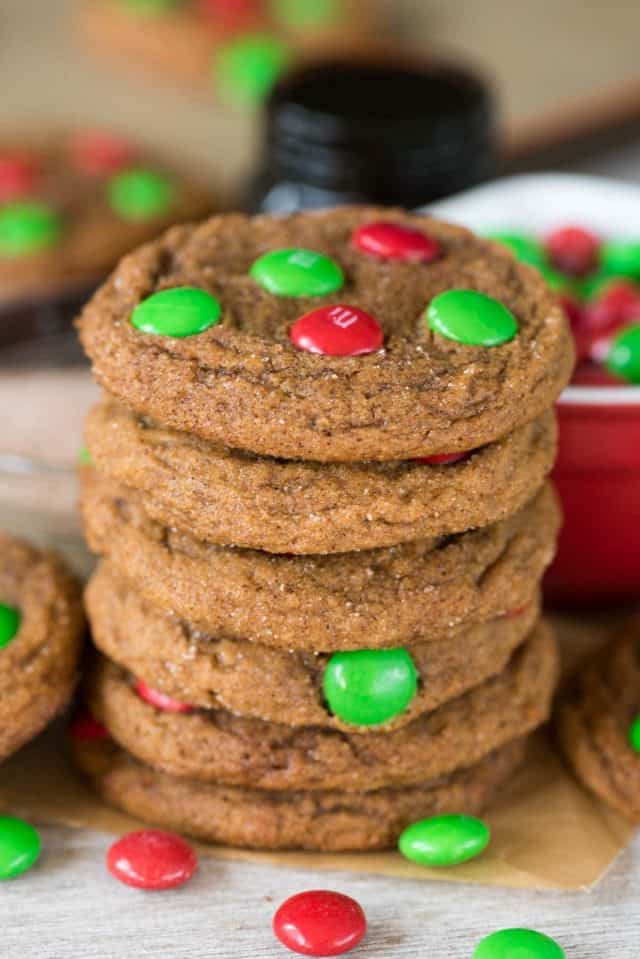 holiday desserts Christmas Molasses Cookies