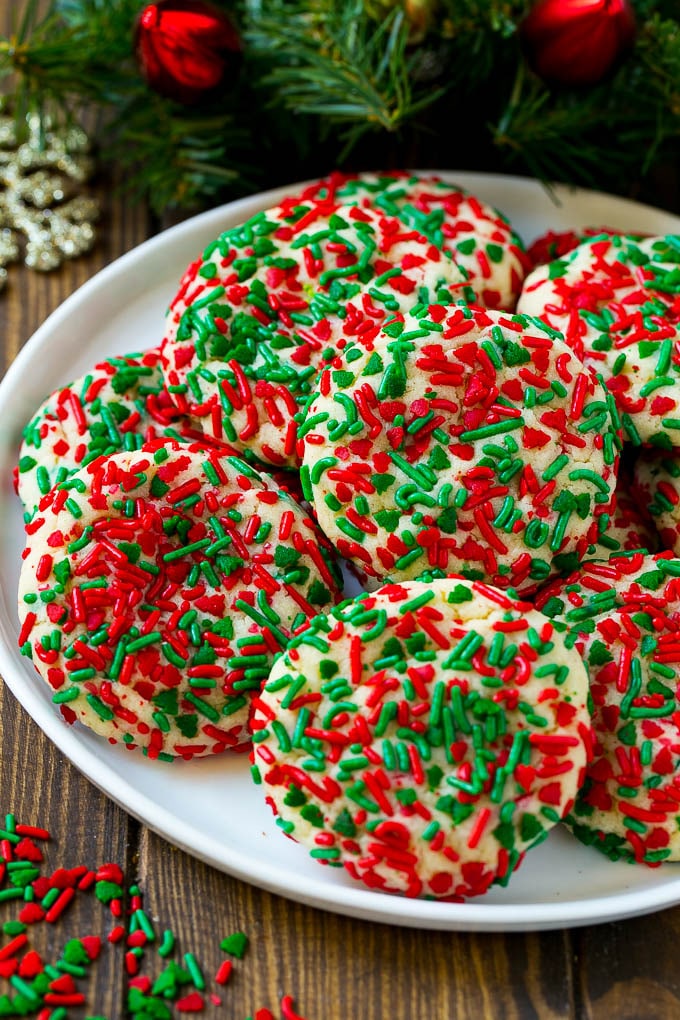 holiday desserts cake mix cookies