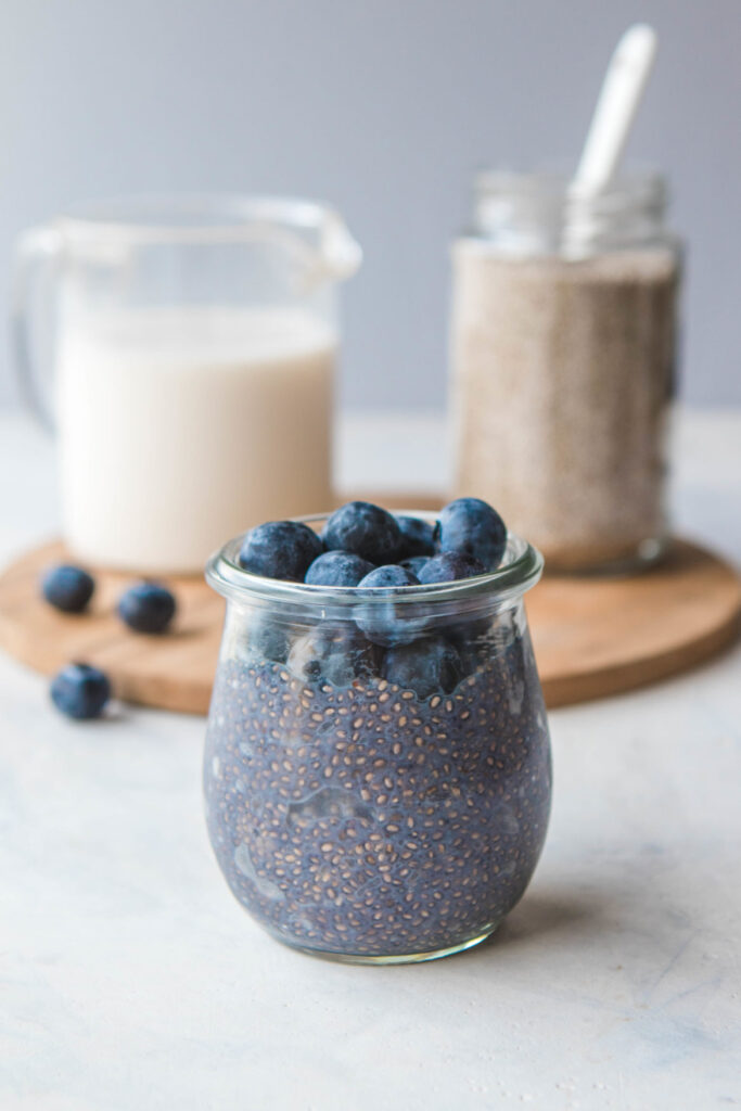 Blueberry-chia-seed-pudding