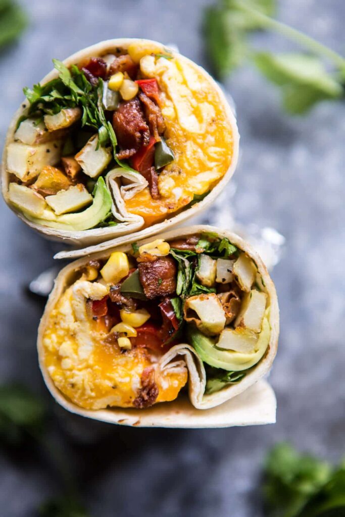 Healthy-avocado-breakfast-burrito