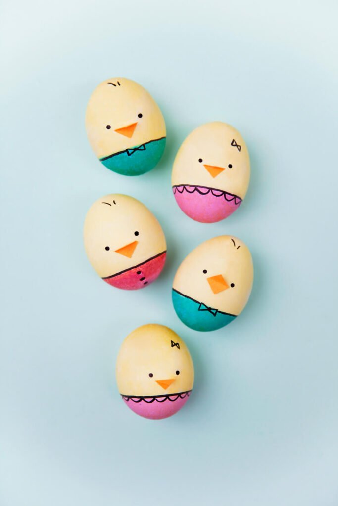 Diy-baby-chick-easter-eggs