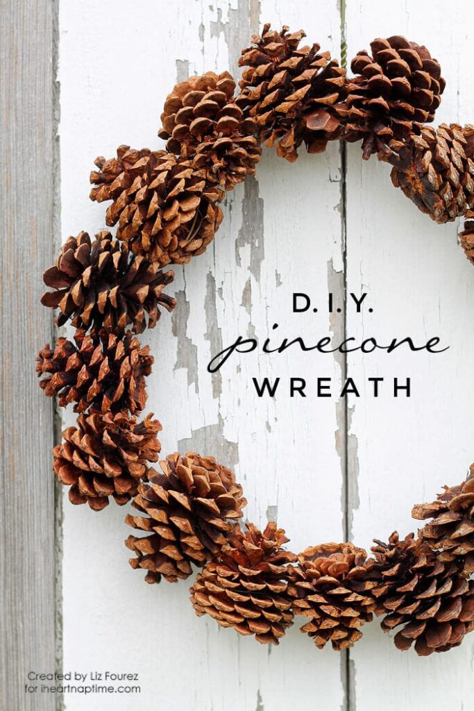 DIY Fall Pinecone Wreath