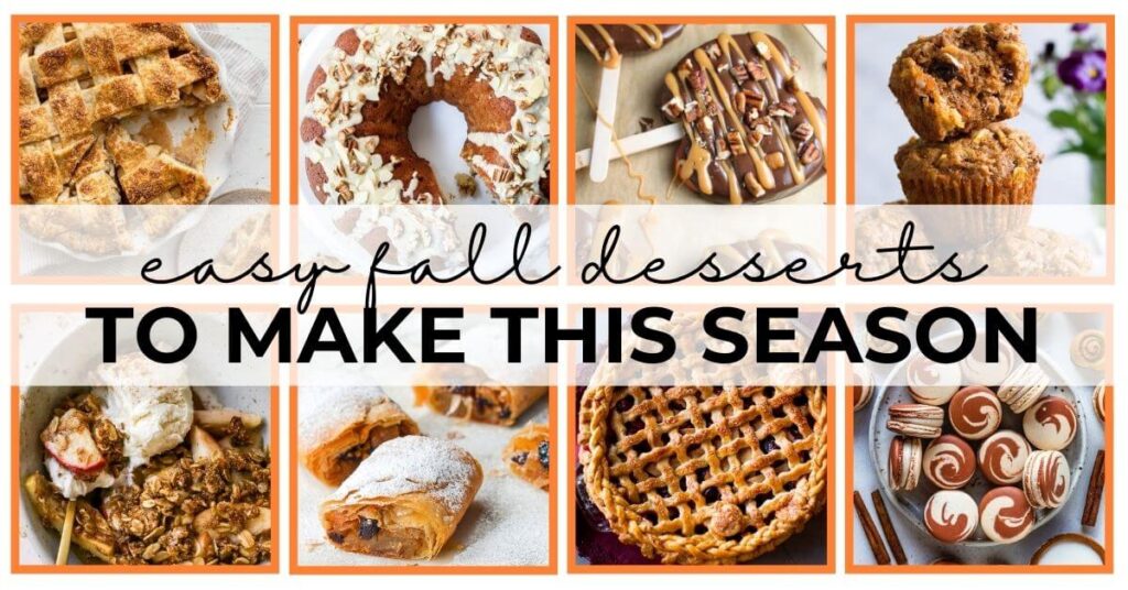 easy fall desserts feature