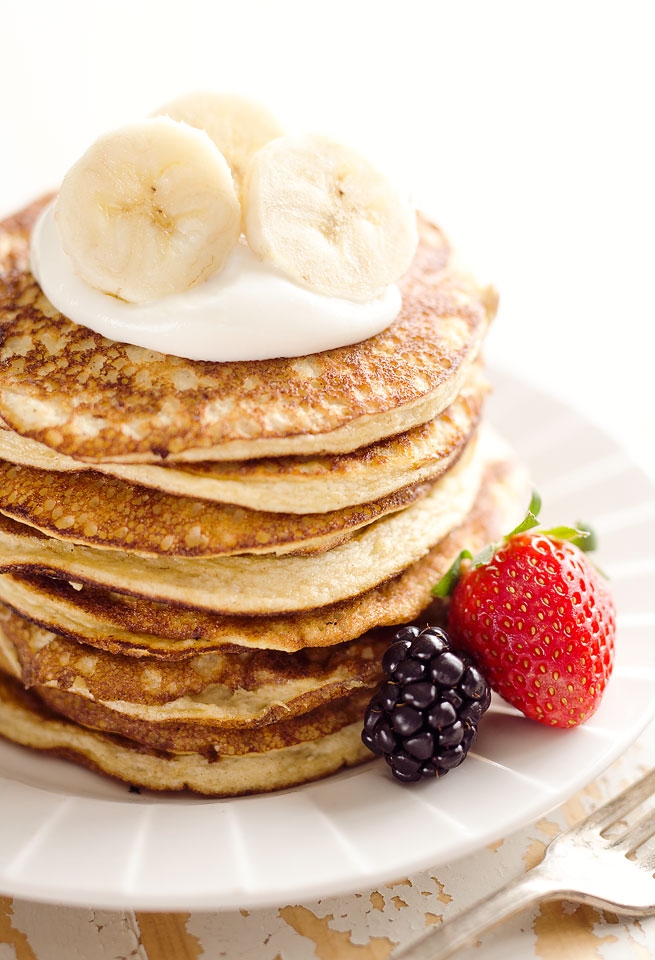 Light-Fluffy-Banana-Protein-Breakfast-Pancakes