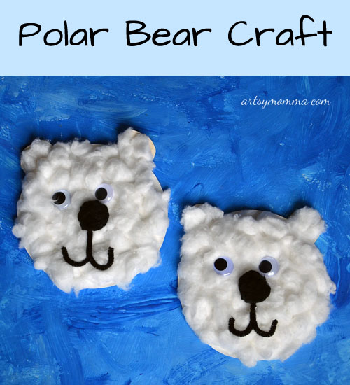 Paper-plate-polar-bear-craft-for-kids