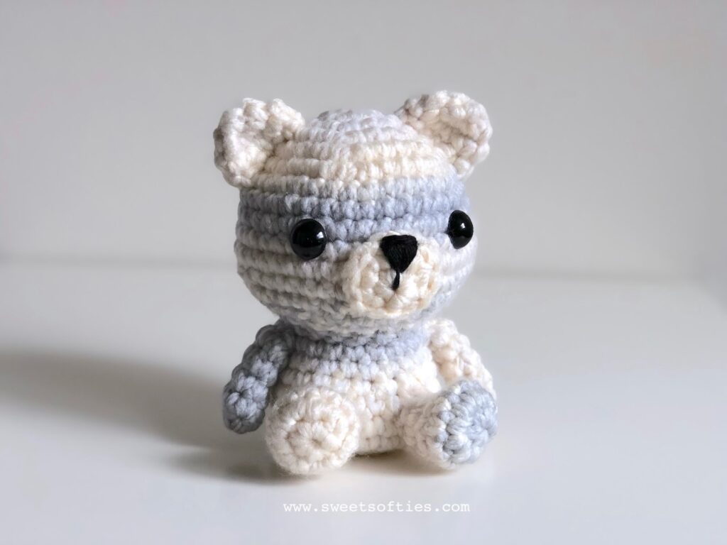 teddy bear polar bear crochet