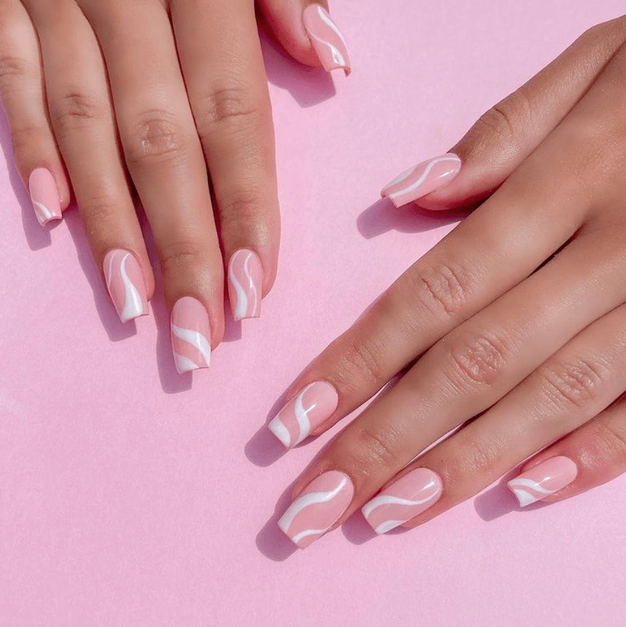 Pink-nail-art
