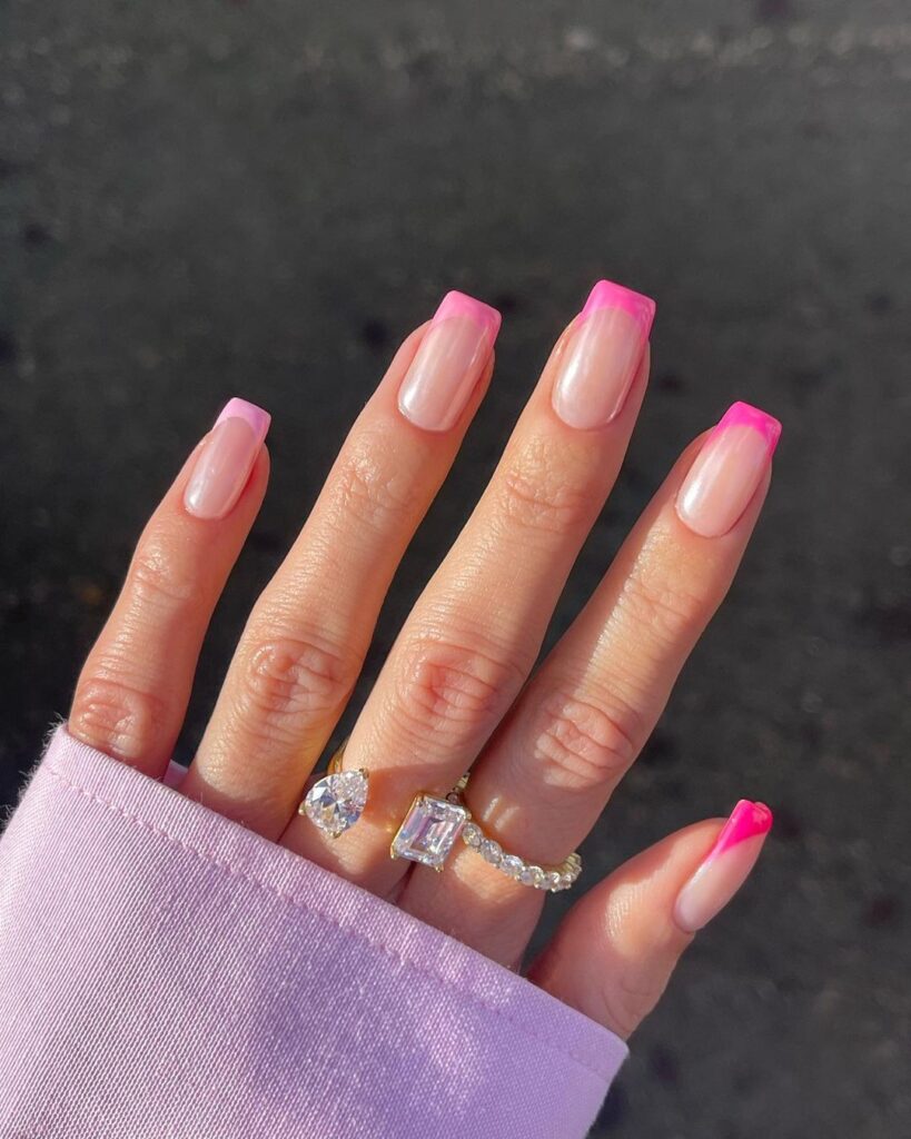 Summer-light-pink-barbie-nails