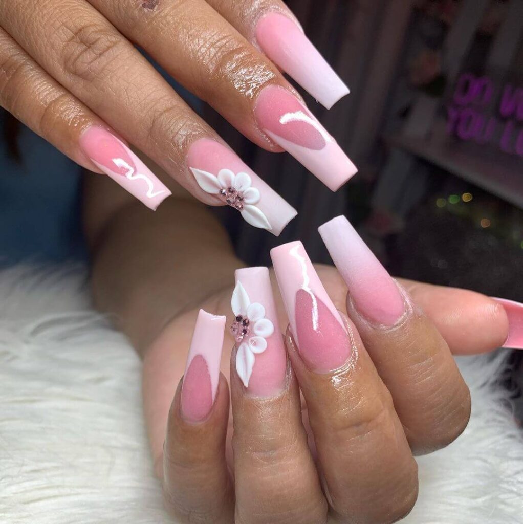 baby-pink-ombre-nails