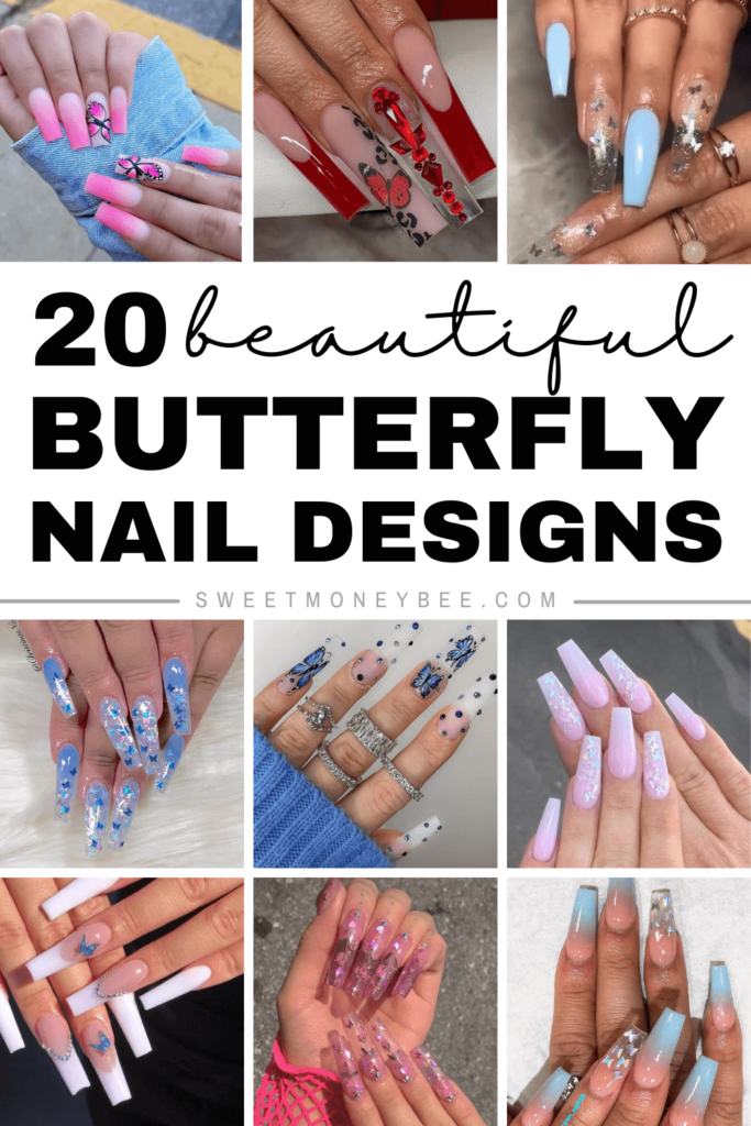nails-with-butterflies pinterest