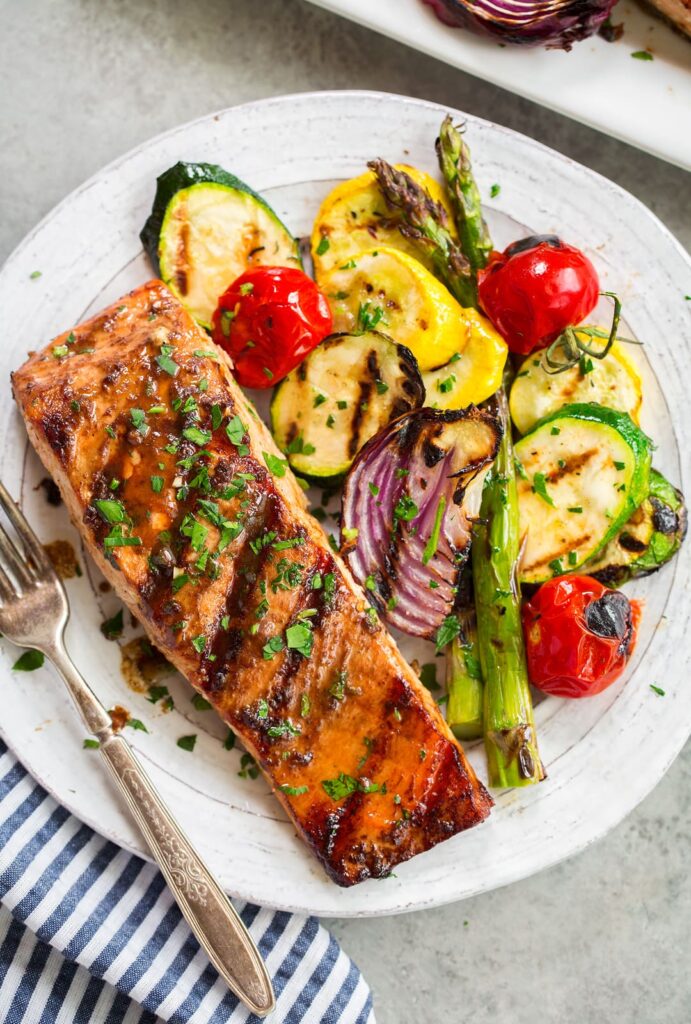 Simple-grilled-salmon