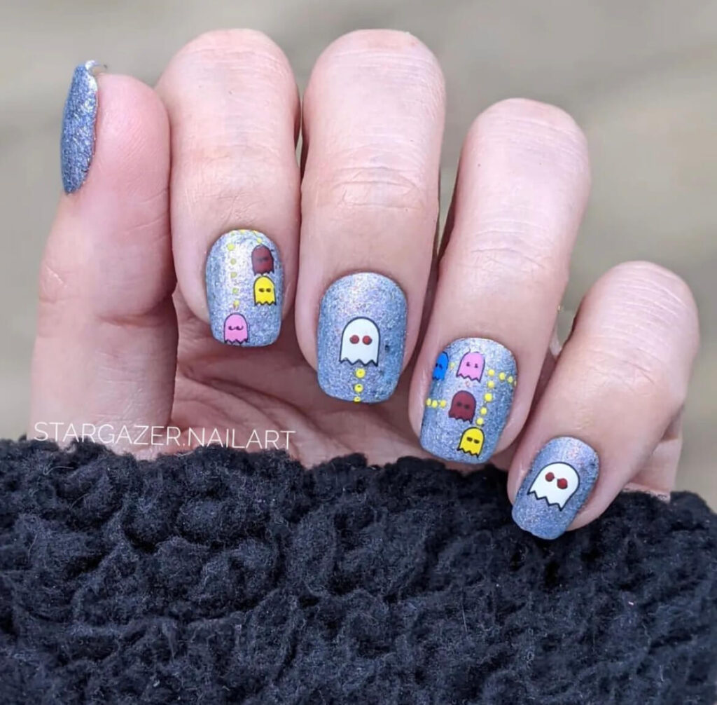 Pacman-ghost-nails