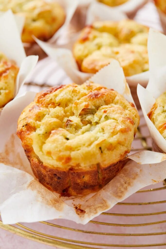 Savory-zucchini-cheese-muffins