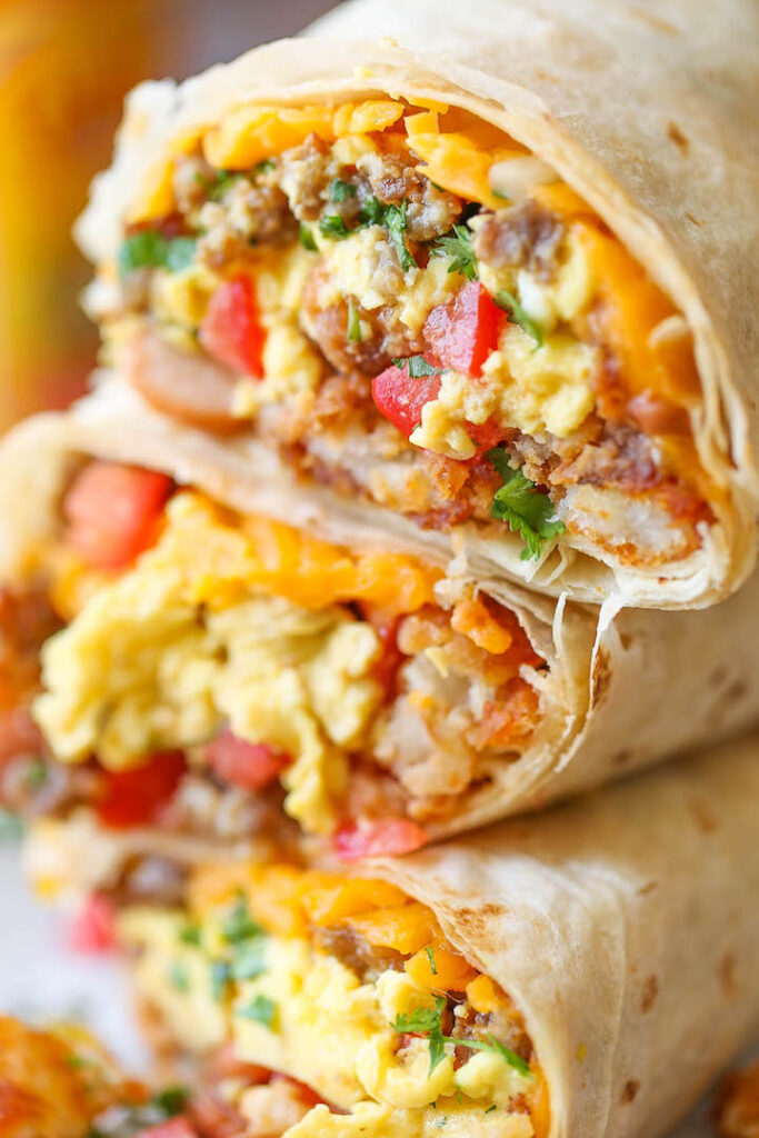 Freezer-breakfast-burritos