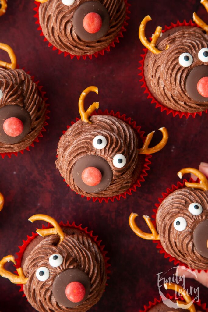 Reindeer-cupcakes
