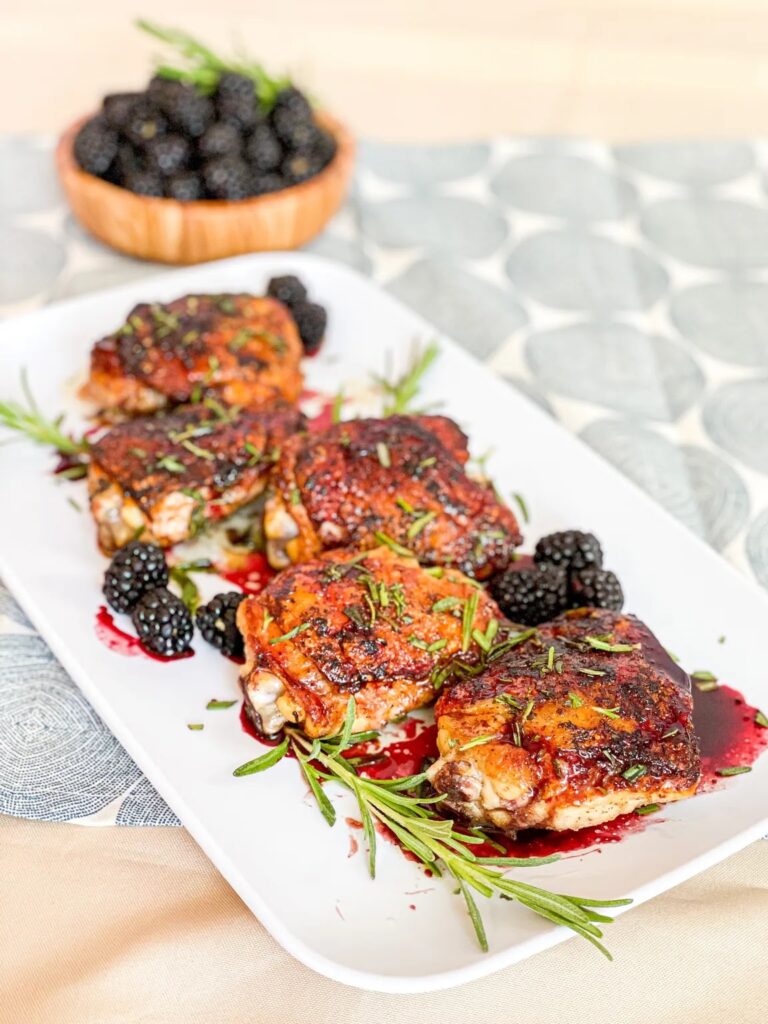 Rosemary-chicken-blackberry-balsamic-glaze