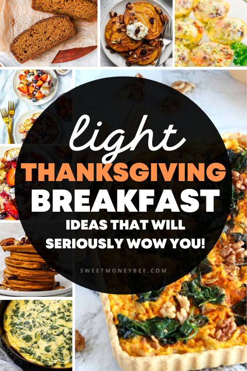 light healthy thanksgiving breakfast