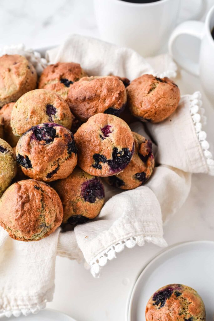 Air-fried-blueberry-muffins