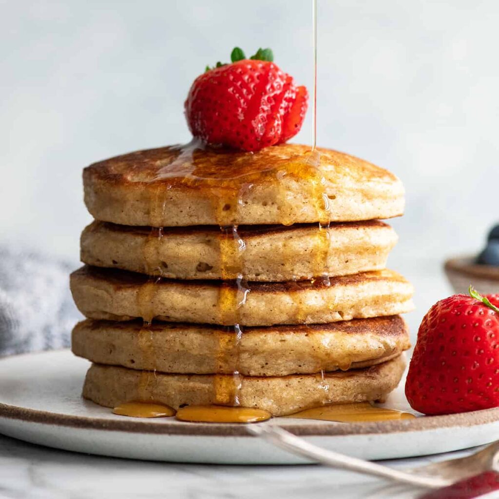 Healthy-whole-wheat-pancakes-recipe