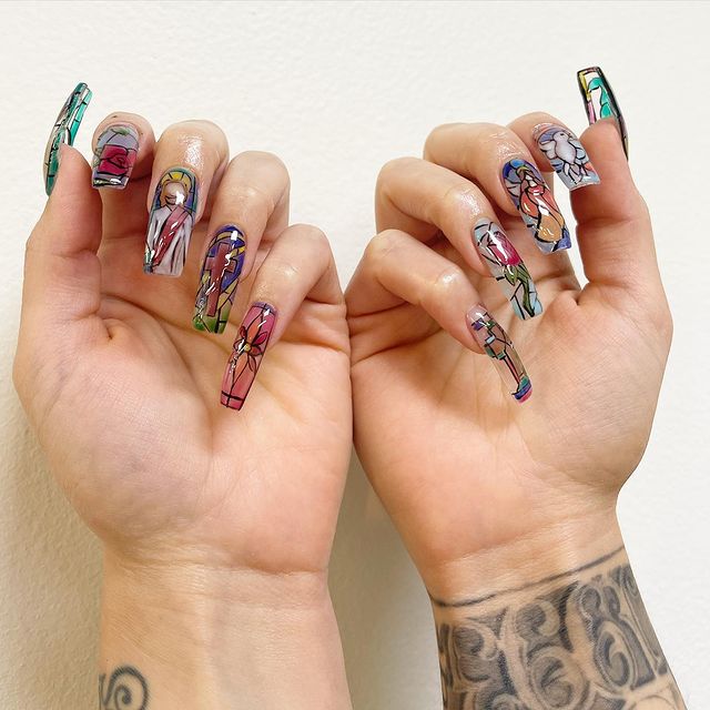 06. Stained Glass Nails