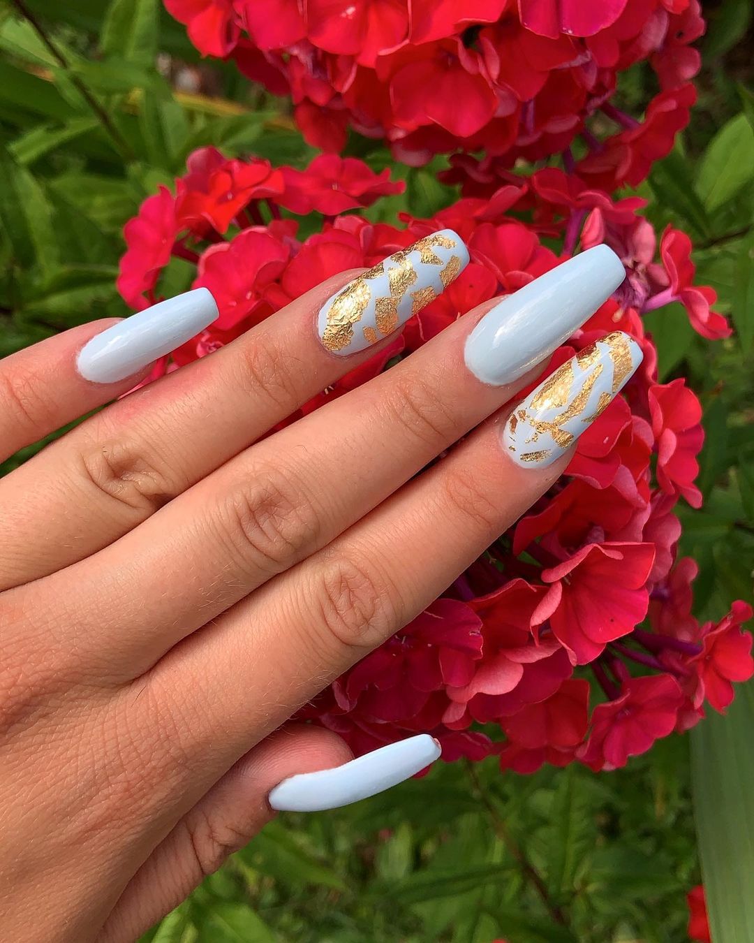 20 Light Blue Nail Designs Sweet Money Bee