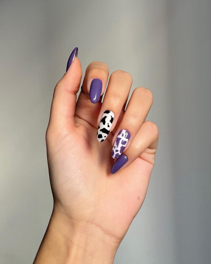 09-Cool Purple Nails