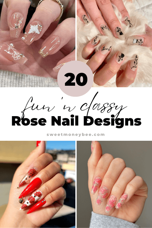 180 - Rose Nail Designs