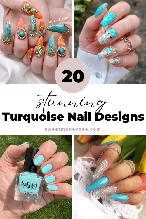 197 - Turquoise Nails