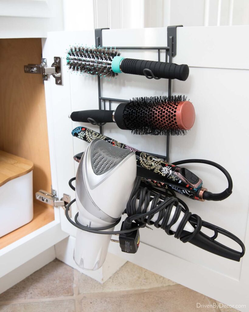 Bathroom-storage-ideas-cabinet-door-organizer