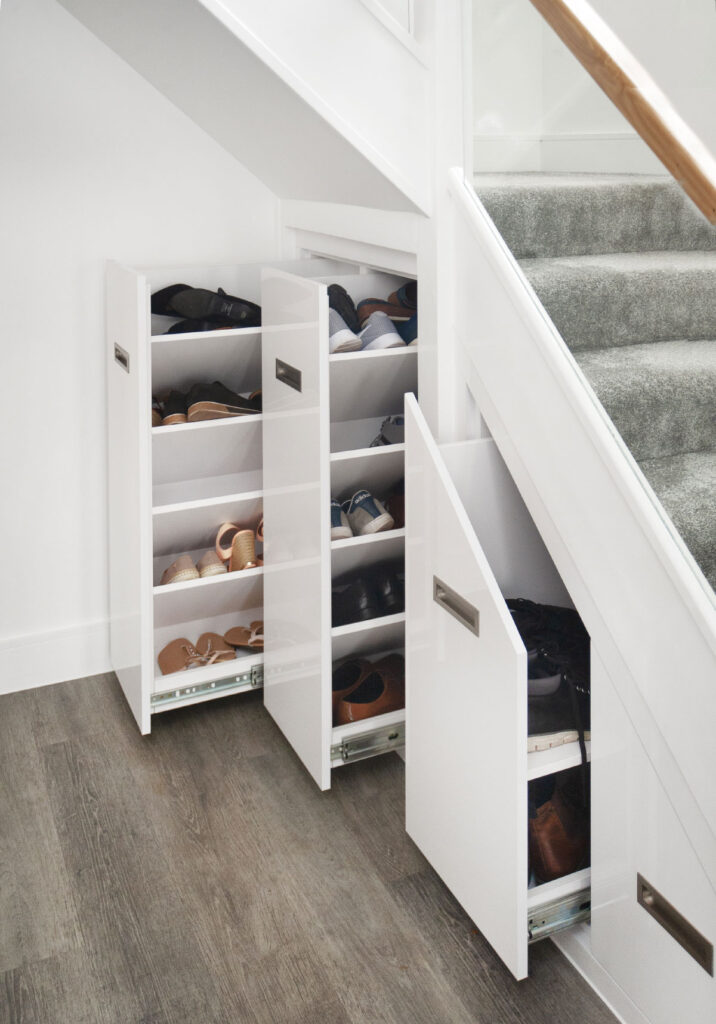 Basement-under-stairs-storage-shoes