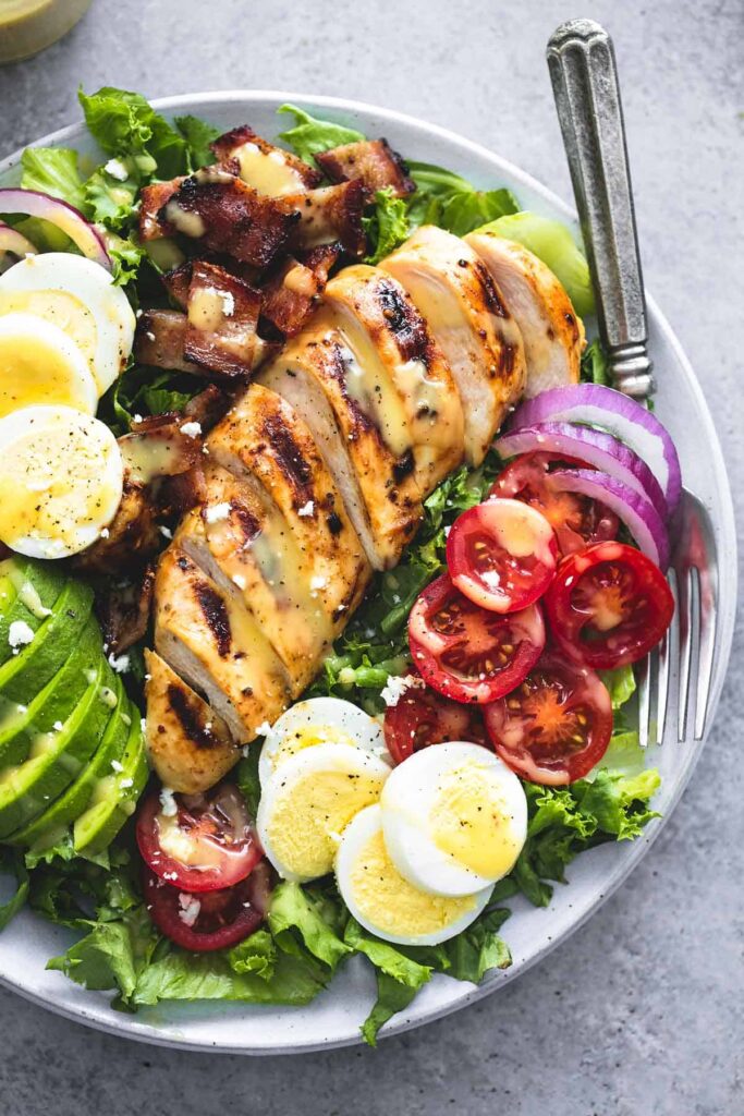 Honey-mustard-chicken-cobb-salad
