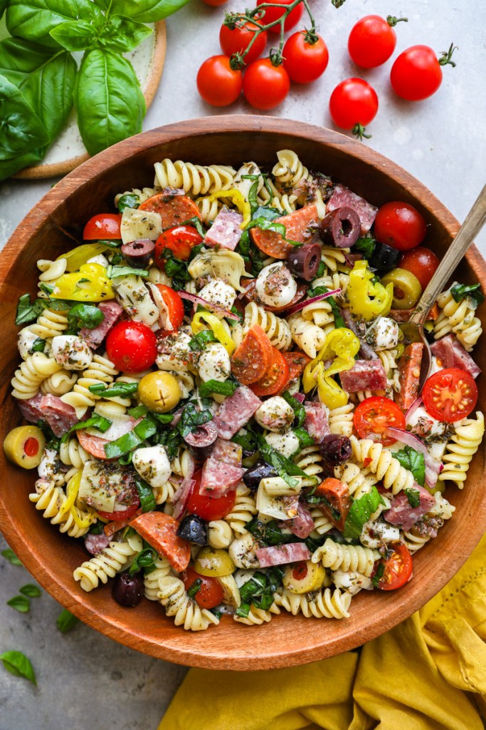 Italian-antipasto-pasta-salad-party-food