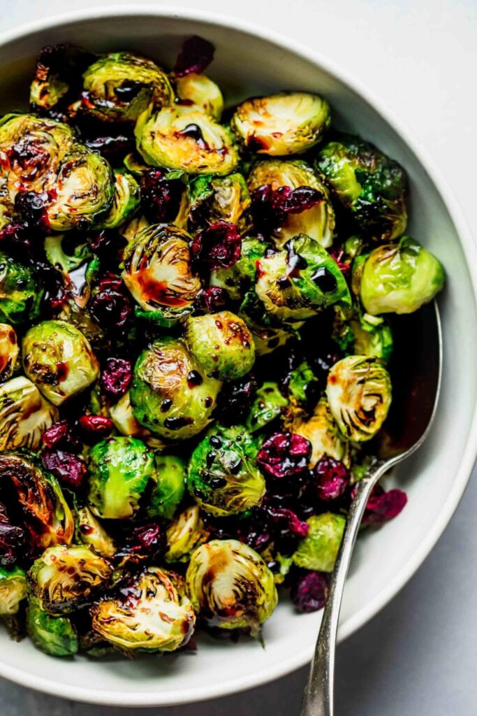 Roasted-brussels-sprouts-balsamic-christmas-potluck