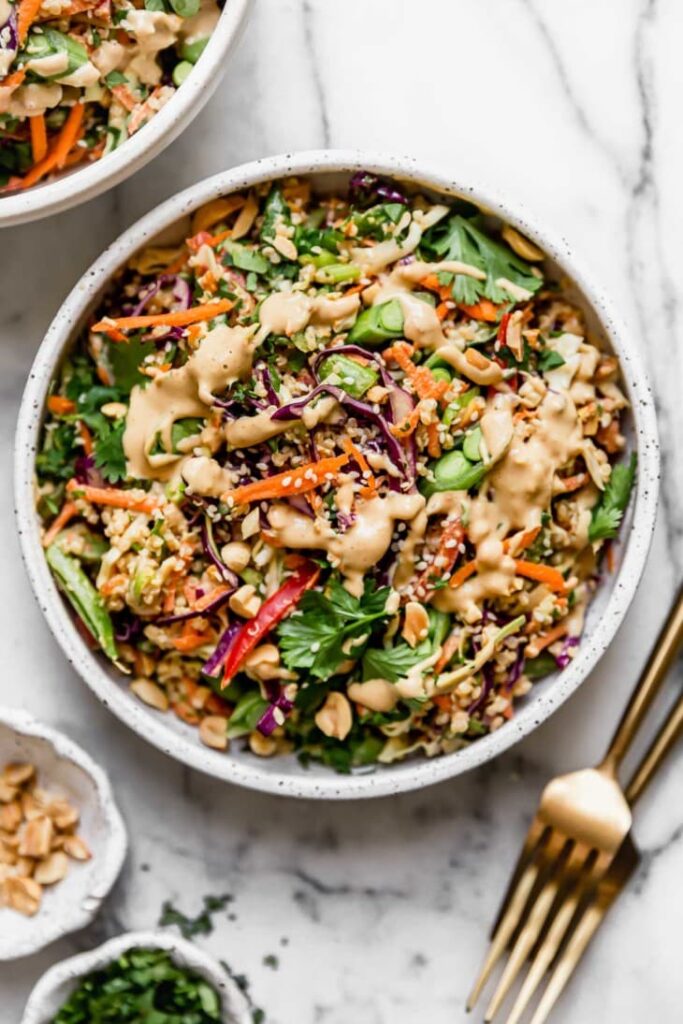 Thai-peanut-quinoa-salad
