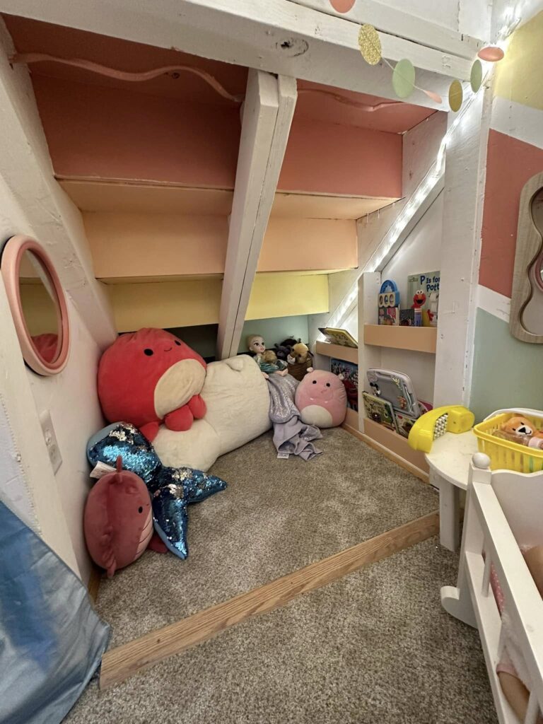 Under-stairs-playroom