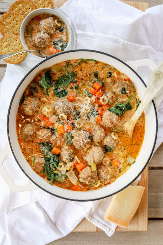 Creamy-meatball-soup-high-protein-meal