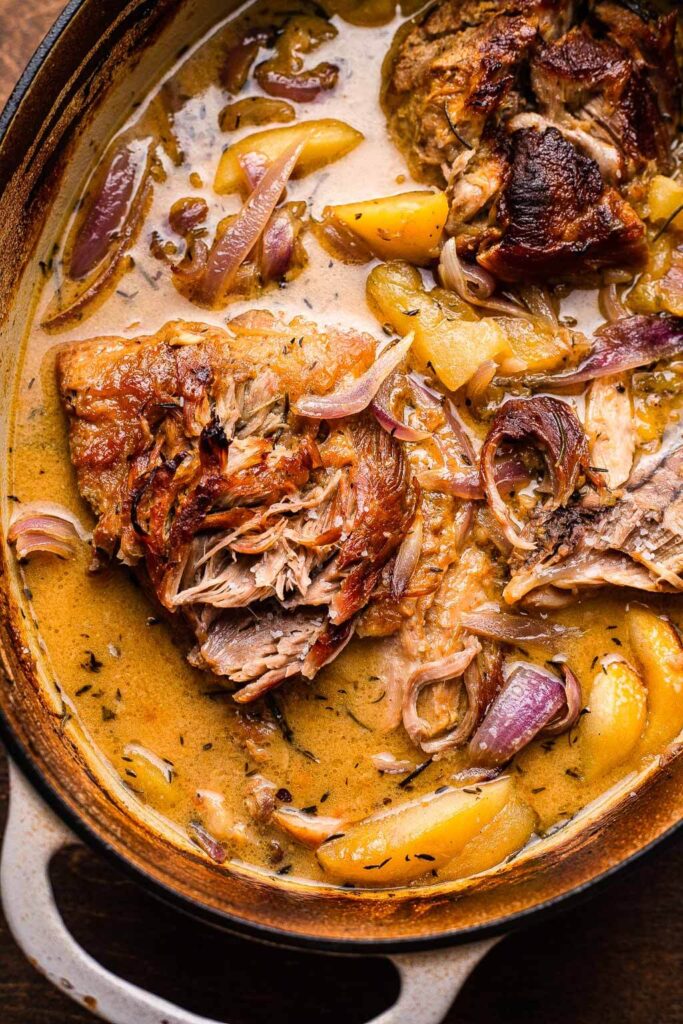 Crockpot-apple-cider-braised-pork-shoulder