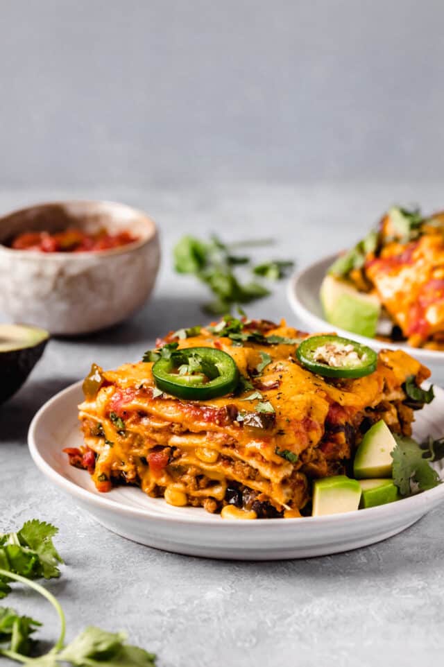 Layered-taco-casserole