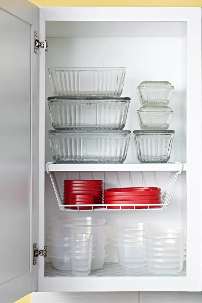 Under-cabinet-basket-lid-storage